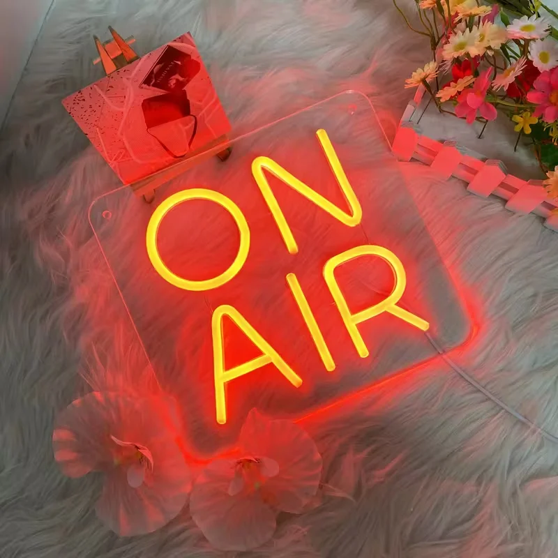 ON AIR Neon-Schilder, LED-Nachtlichter USB-Verbundene Dekorative Schilder für Zimmer, Bar, Pub, Geschäft, Club, Garage, Zuhause, Party, Wandkunst-Dekoration