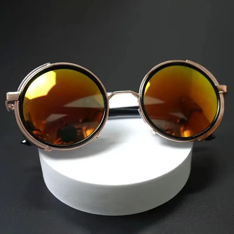 Aksesori Anime Cos Alucard Vampire Hunter Kacamata Cosplay Khusus Kacamata Hitam Oranye yi;4