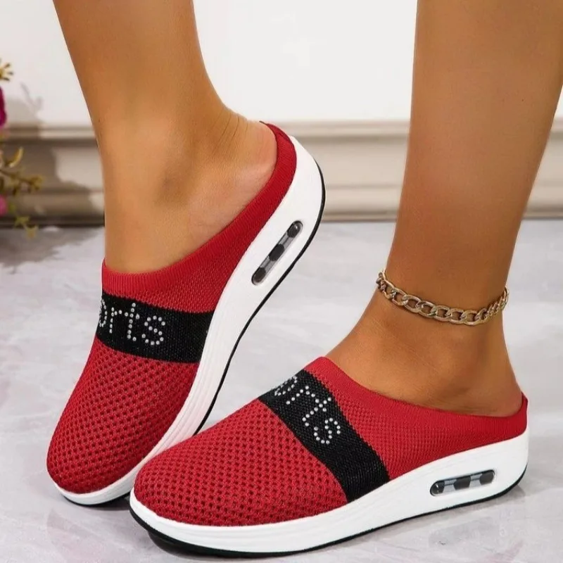 Women Wedge Slippers Premium Slippers Vintage Anti-slip Casual Female Platform Retro Shoes Plus Size Orthopedic Diabetic Sandals