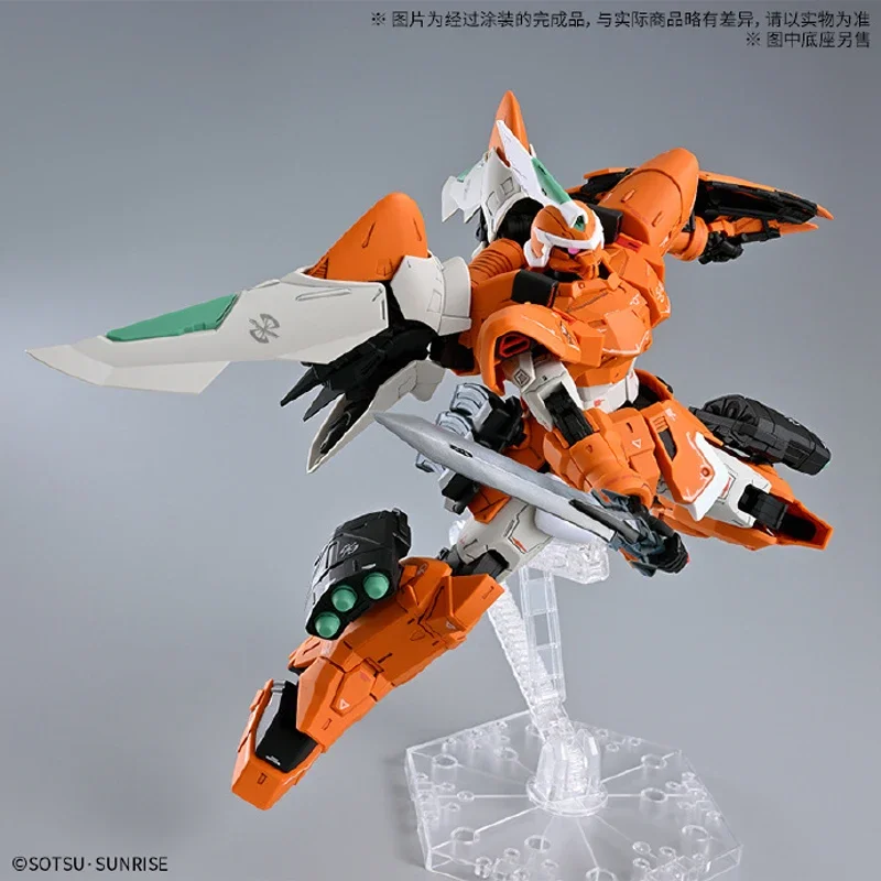반다이 오리지널 건담 MG 시리즈 모바일 GINN 애니메이션 액션 피규어 조립 모델 장난감 소장 모델 장식품 선물 재고 있음