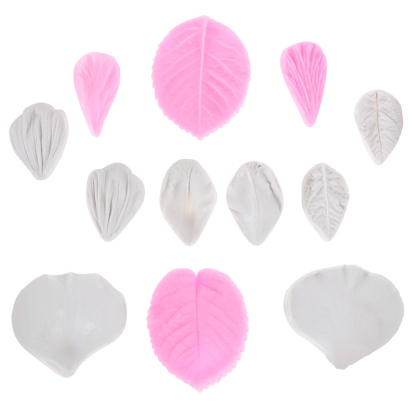 6 Stück Silikon-Blumenform zum Selbermachen, Blumenmuster, Epoxidguss, Basteln, Fondant, Schokolade, Dekoration, leicht, glatt, Backform, Küche, Bar