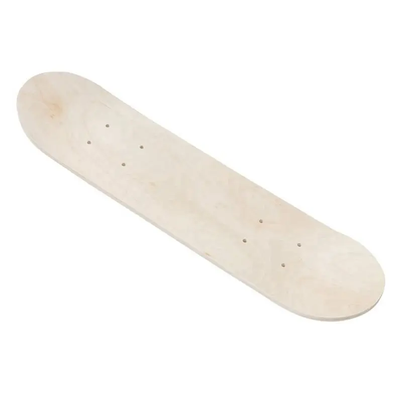 B05C-3X Kids Skateboard DIY Painting Wooden Longboard Outdoor Sports Trick Skateboard(No Wheel)