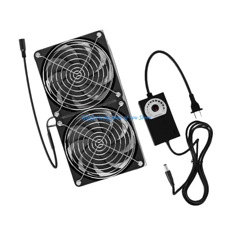 

H9EB Powerful 12CM Router Cooling Fan For Kitchen And Electronic Equipment 2800RPM
