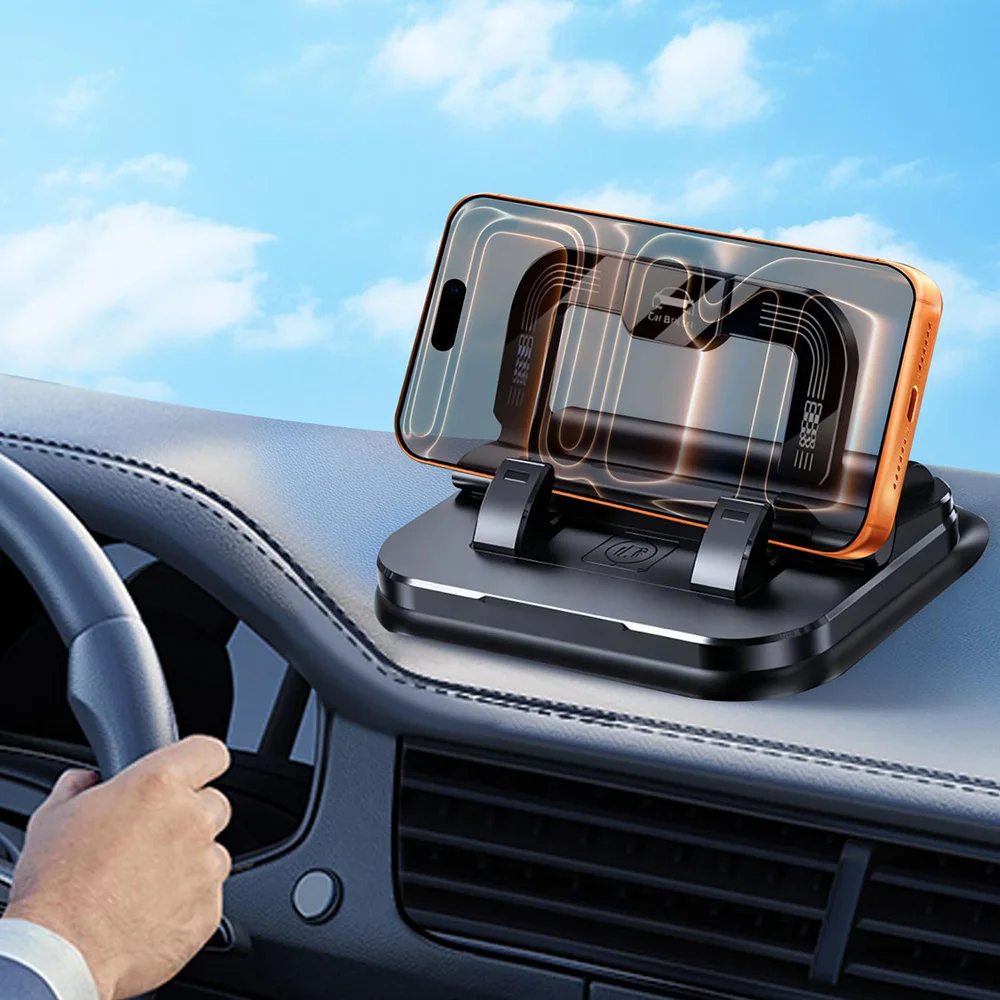 Universelle Armaturenbrett-Handyhalterung Verbesserte Silikon-Handyhalterung für Auto-Armaturenbrett Rutschfeste Matte Handyhalterung mit Nummernschild