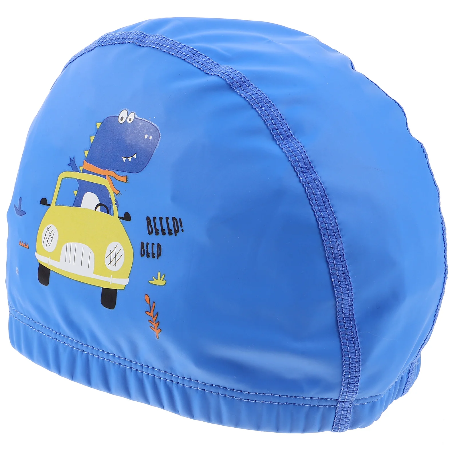 قبعات السباحة الكرتون PVC قبعة مريحة المسيل للدموع مقاومة الأذن حامي قبعات السباحة قبعة السباحة الكرتون قبعة السباحة #2