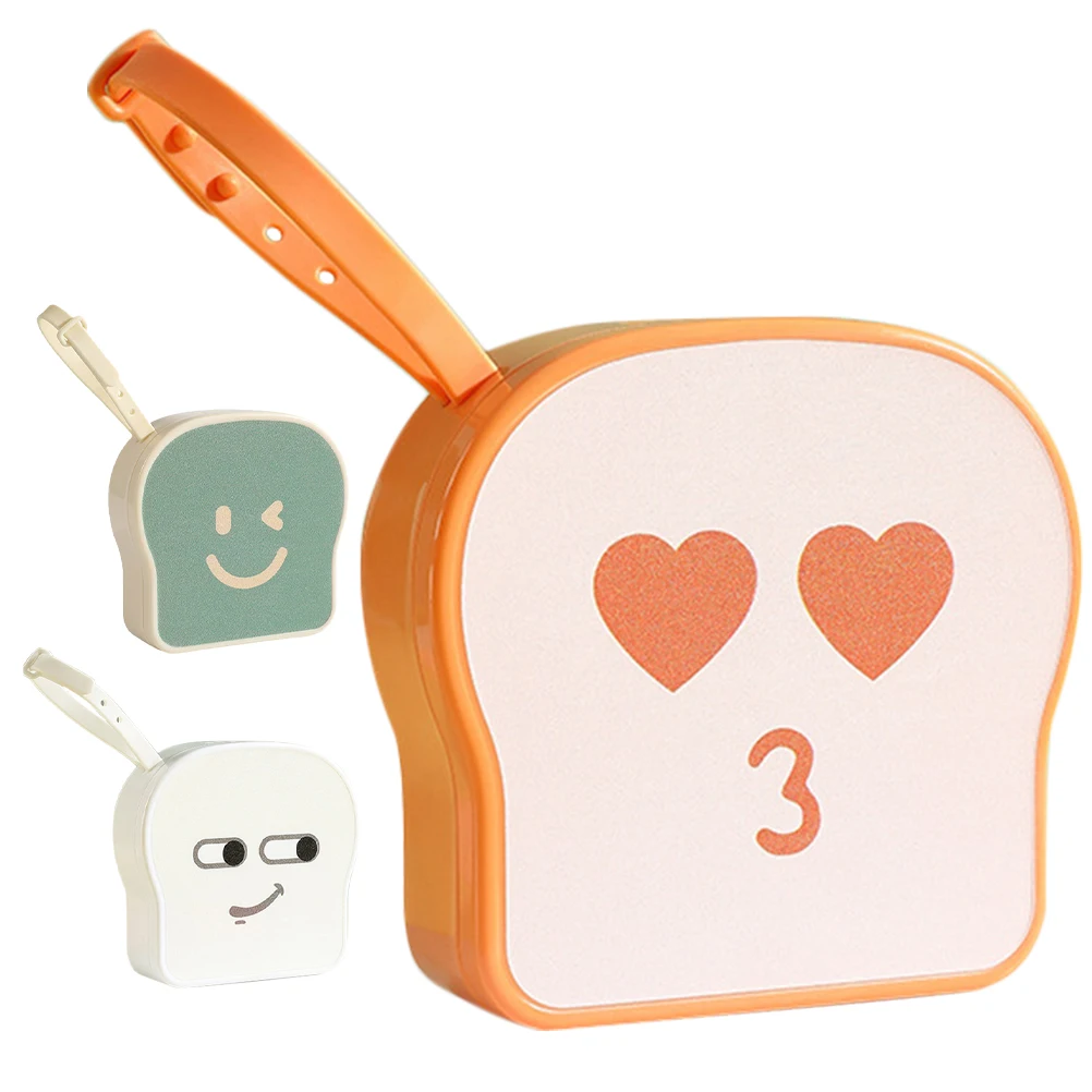 

3pcs Storage Box Earphone Organizer Jewelry Accessories Holder Orange White Yellow Portable Travel Business Trip Electronics