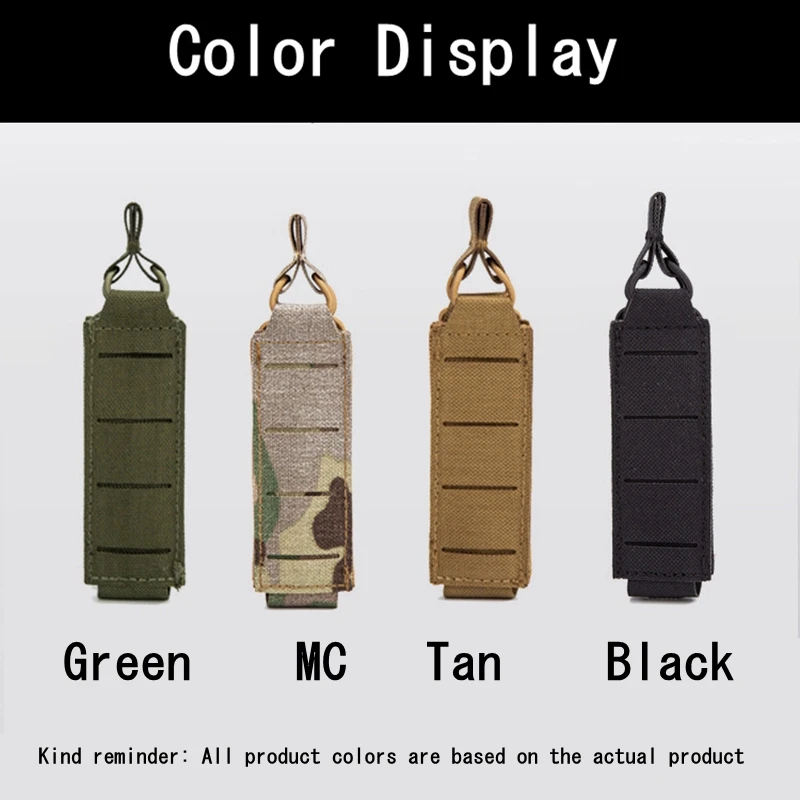 

Tactical 1000D Pistol Magazine 9mm Single Magazine MOLLE Accessory Storage Bag Flashlight Bag