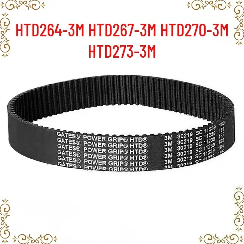 1-個-htd264-htd267-htd270-htd273-3m-ドライブ-タイミングベルト-v80-歯付きベルト-v-ベルトドライブ-ウォータータワーベルト