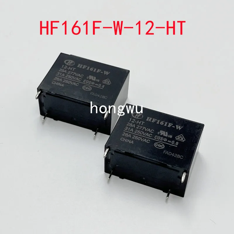 

100% Original New 2PCS/ HF161F-W-12-HT DC12V relay 31A 4pins