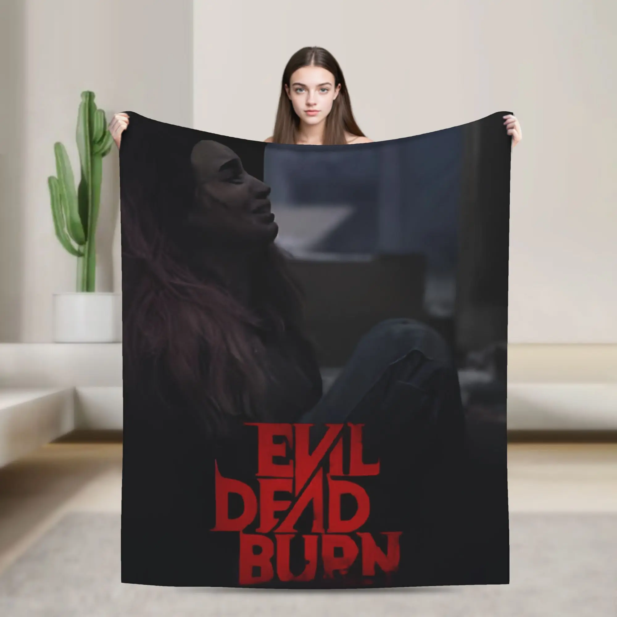 Evil Dead Burn Accessories Blanket Super Soft Cozy  Throw Blankets for Bed 50x60 Inches Multiple Sizes Bedspread