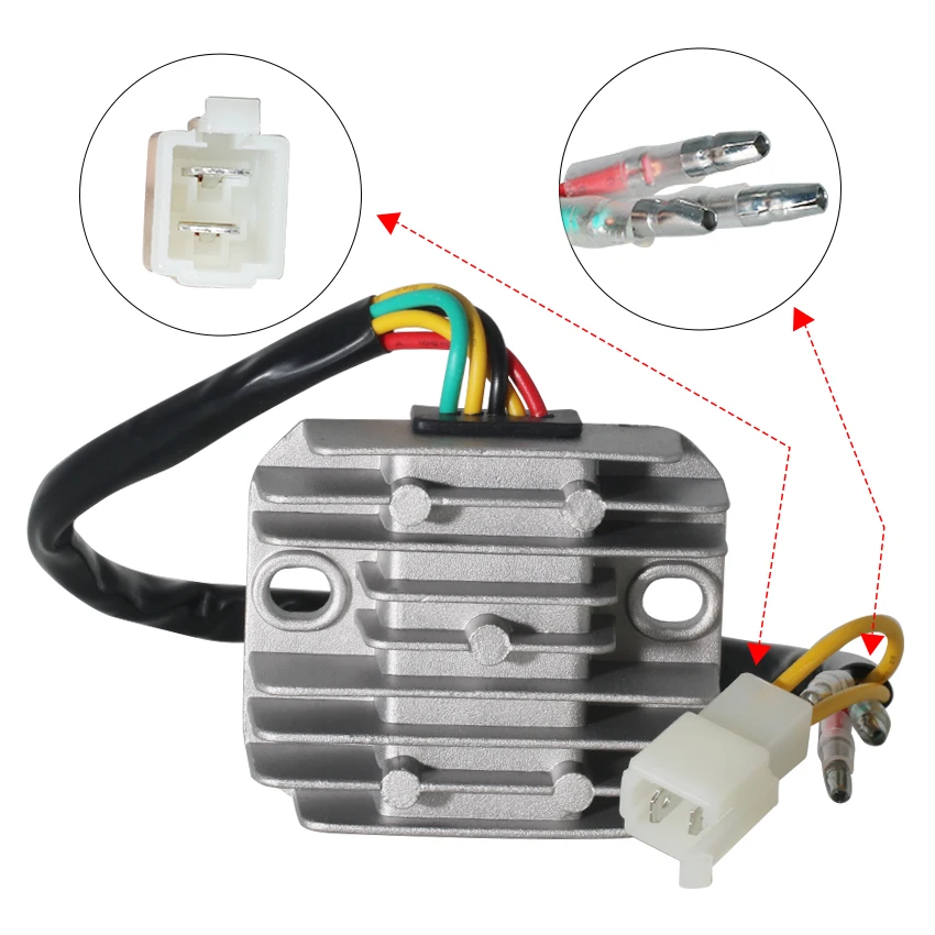 

Motorcycle Voltage Regulator Rectifier For Honda TRX125 TRX125H TRX125J TRX125A FourTrax 125 1987-1988 OEM:31600-HC3-000