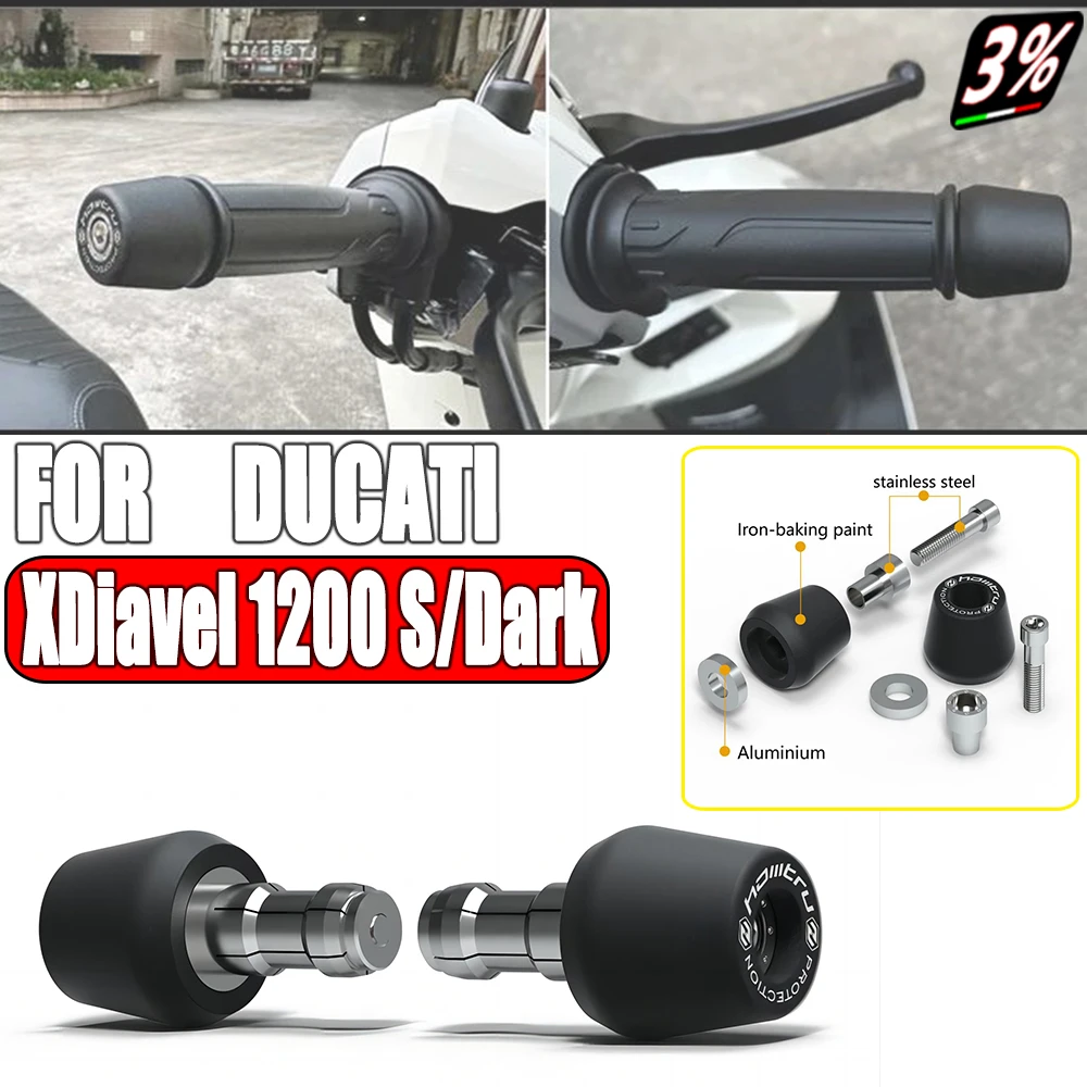 แผ่นกันชนสำหรับรถจักรยานยนต์สำหรับ Ducati xdiavel 1200 1200S 2016-2023แฮนด์