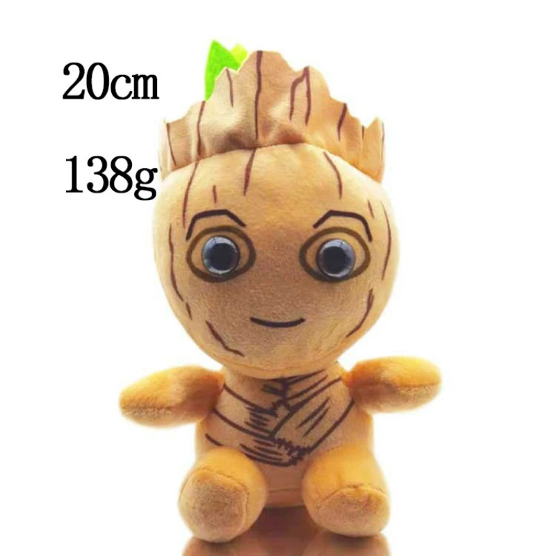 20cm Man Spidermaned Plush Toys Movie Dolls Marvel Avengers Soft Stuffed Hero Captain America Iron Groot Christmas Gift for Kids