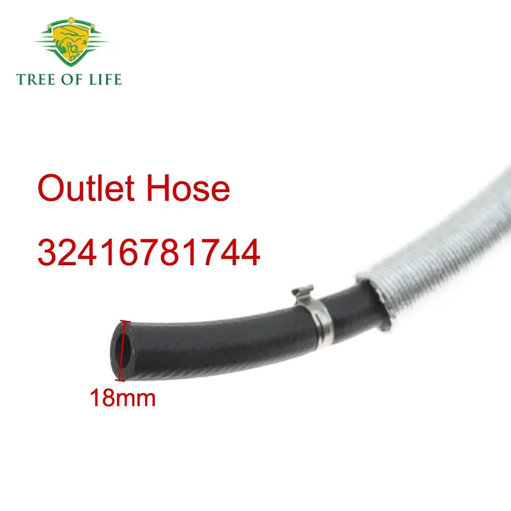 Power Steering Return Line Hose Inlet Outlet Hose For Mini Cooper 1.6L 2002-2008 OEM# 32416781744 32416754498