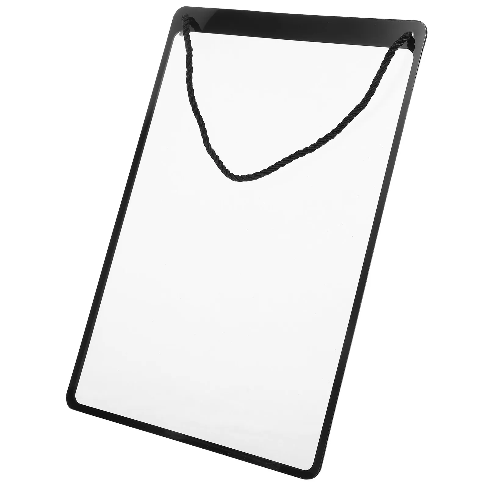 Hanging Clear Plastic Sign Holder A4 Size for Retail Display Supermarket Restaurant Exhibition Office Window Door