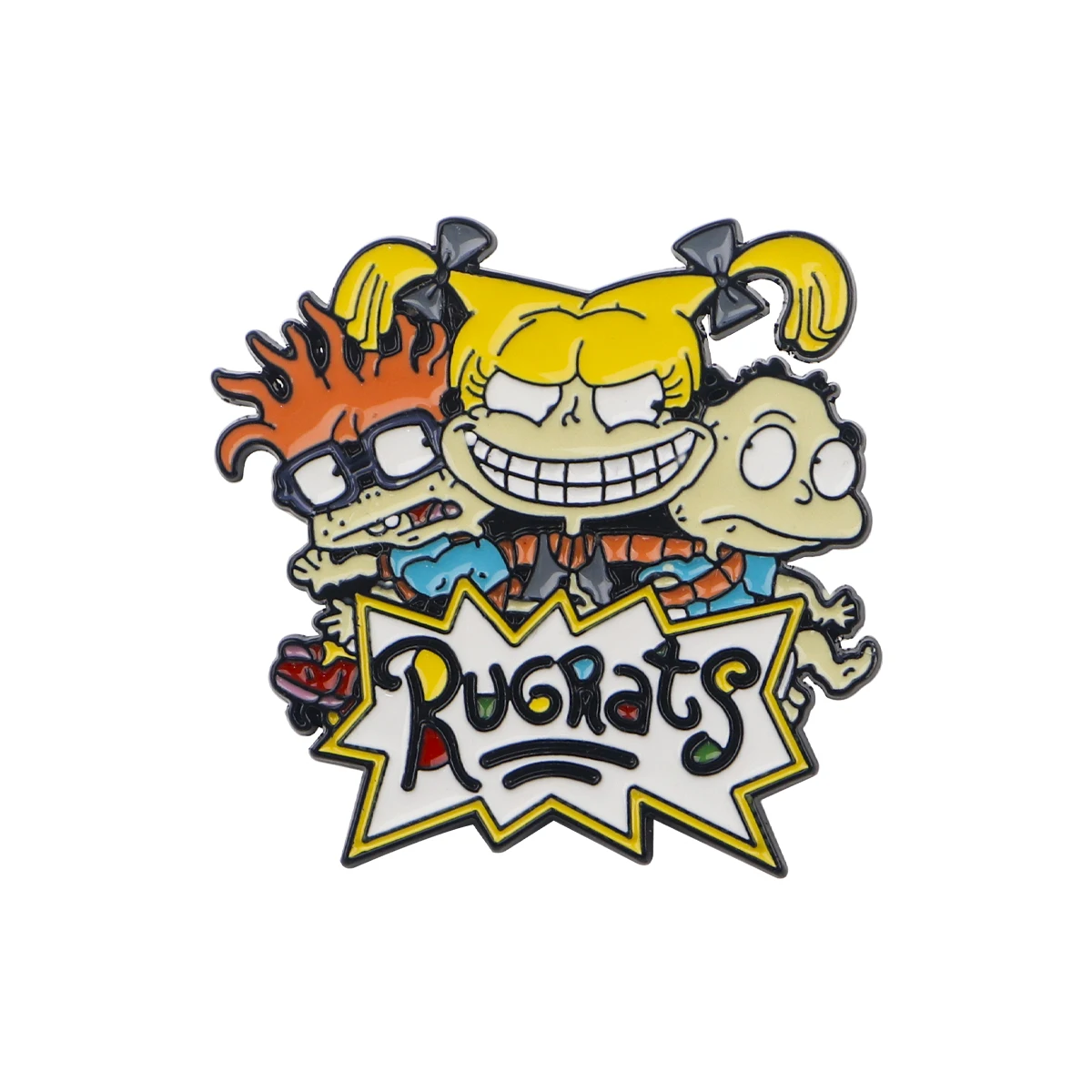 مضحك شقي تشايلدز Rugrats المينا دبوس الكرتون دبابيس امرأة الرجال على ظهره اكسسوارات أكياس شارة موضة التلبيب مجوهرات هدايا