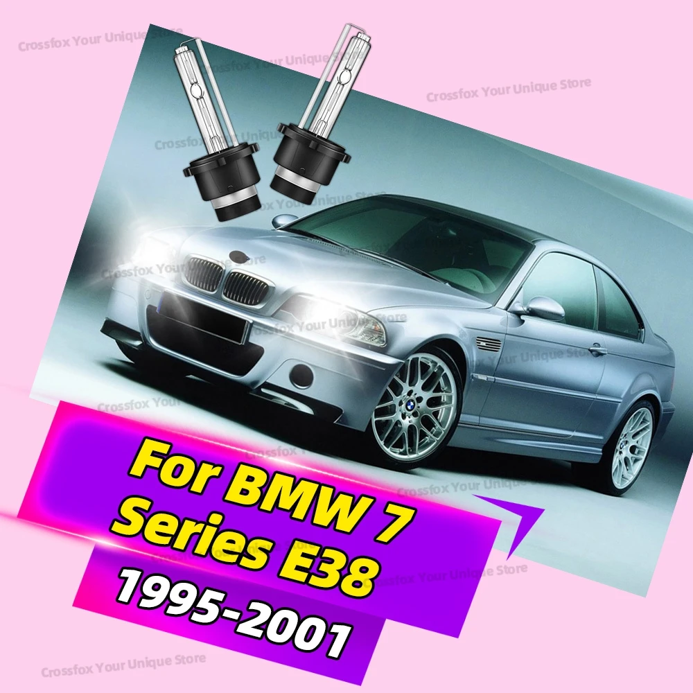 

2Pcs HID D2S 6000K 8000K 10000K Xenon Headlight Bulbs 35W HID For BMW 7 Series E38 1995-2000 2001 For BMW E65 E66 2002-2005