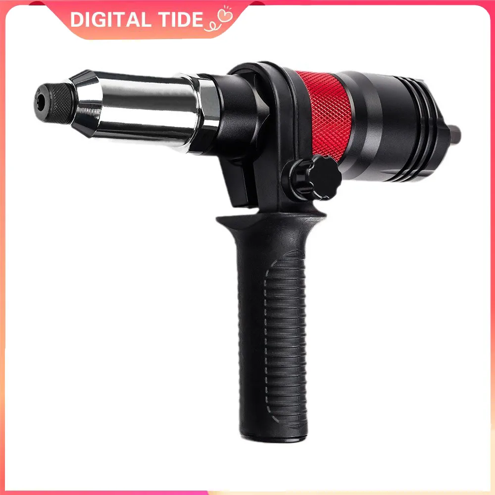 2.4MM/3.2MM/4.0MM/4.8MM/6.4MM 電動リベットガン リベットナットガンアダプター 家庭用プラグイン ワイヤレスリベットナットガンコンバーター レンチ付き