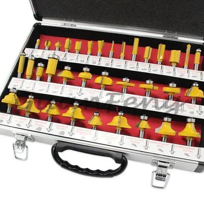 Shank Tungsten Carbide Router Bit Set Forming Tool