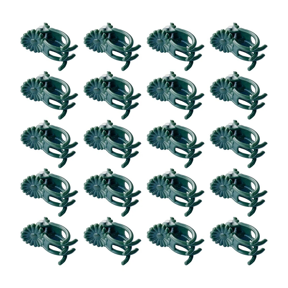 High Quality Practical Orchid Clips Plant Clips Easy To Use Kits 20PCS Easy To Remove Garden Flower Green Securing