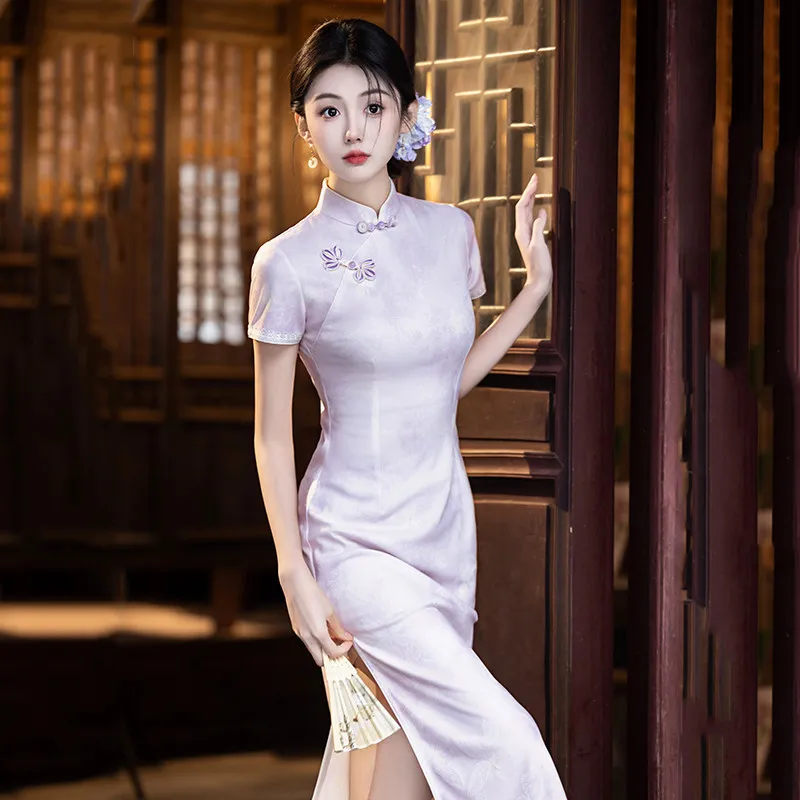 pink-chinese-style-suzhou-long-cheongsam-improved-young-style-2026-new-female-dress-summer-qipao