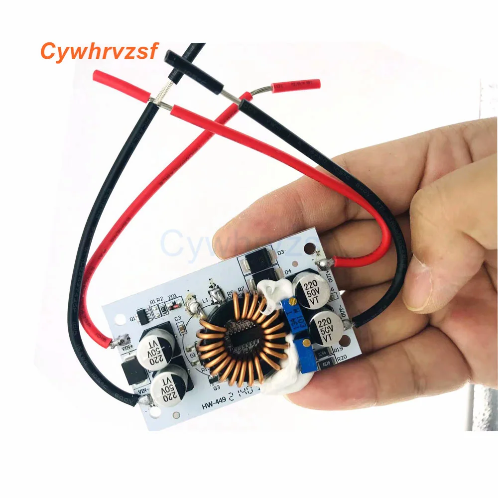 500W 10A Step Up Power Supply DC 8.5V-48V to 10-50V Boost Converter Constant Voltage Current Drive Module Adjustable CC CV