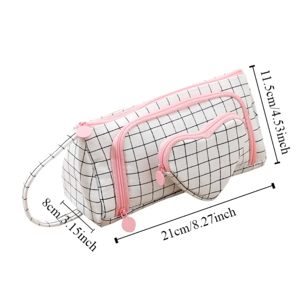 Большой вместительный пенал Love, съемный чехол для ручек, стационарная сумка для хранения ручек, прочный милый корейский пенал для ручек, подарок на день рождения