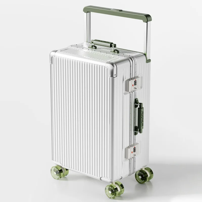 

2025 New Style Roller Skating Wheel Luggage 20 inch Carrier 24/26inch Travel Suitcase Fashion Password Box High-end Trolley Case
