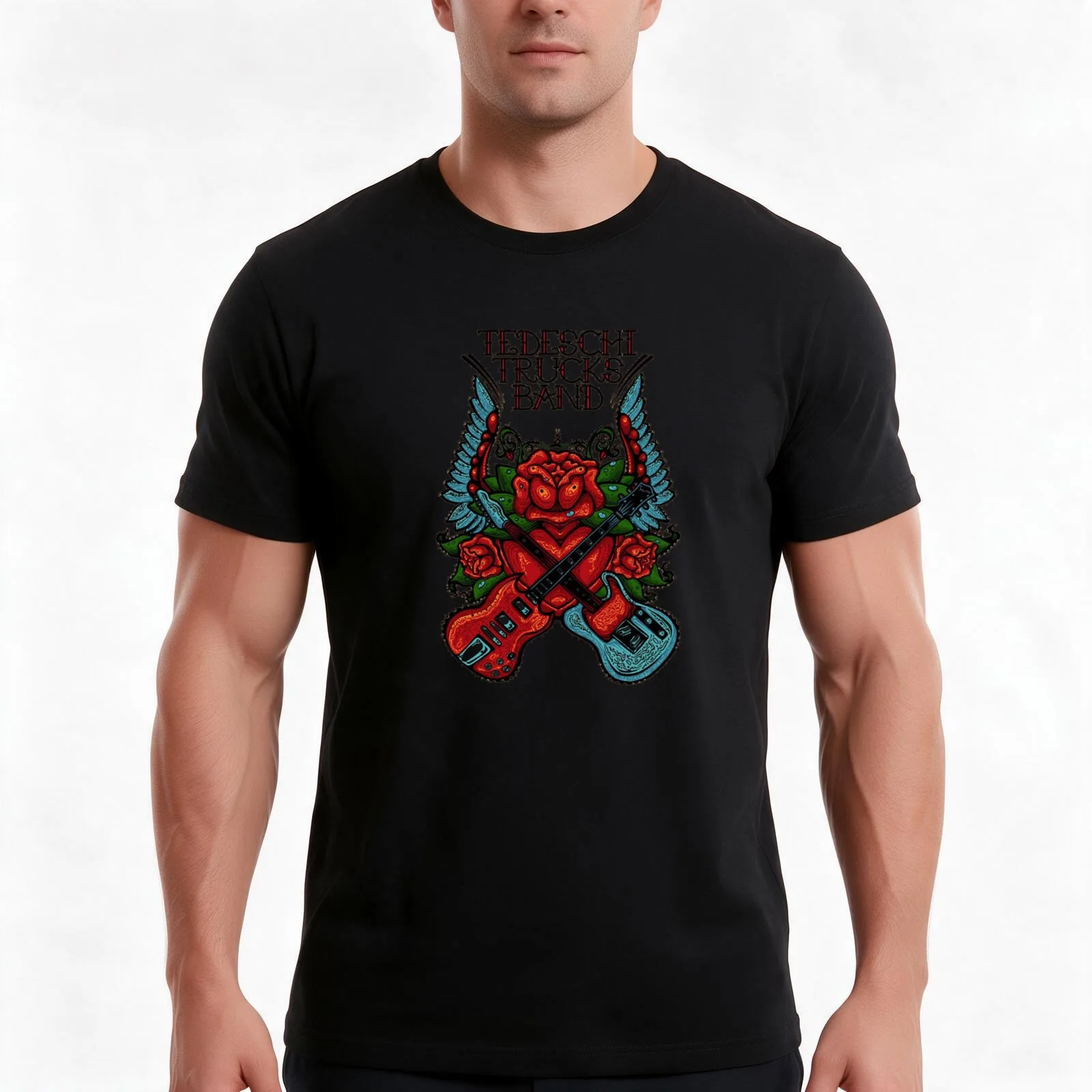 Tedeschi Trucks Band T-Shirt Summer Casual Cotton Tee Oversized Streetwear Tops Vintage Graphic Print Loose Fit Short Sleeve