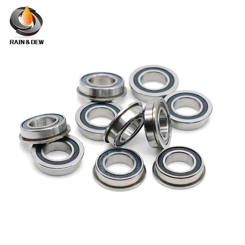 Rolamentos mf148 2rs pretos selados 8x14x4mm, ABEC-7 mf148rs peças de rolamento de esferas para hobby rc carro caminhão, escolha de 10 peças