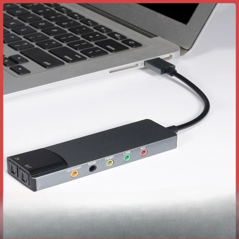

Звуковая карта USB USB-оптическая звуковая карта Spdif для компьютера Внешняя многофункциональная поддержка переменного тока 3, совместимая с 5 1, звуковая дорожка