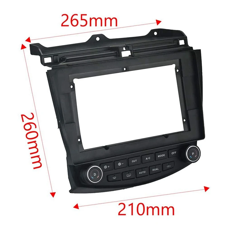 New-10.1 Inch Car Radio Fascia Stereo Panel Dash Car DVD Frame And Wire Harness For Honda Accord 7Th 2003-2007