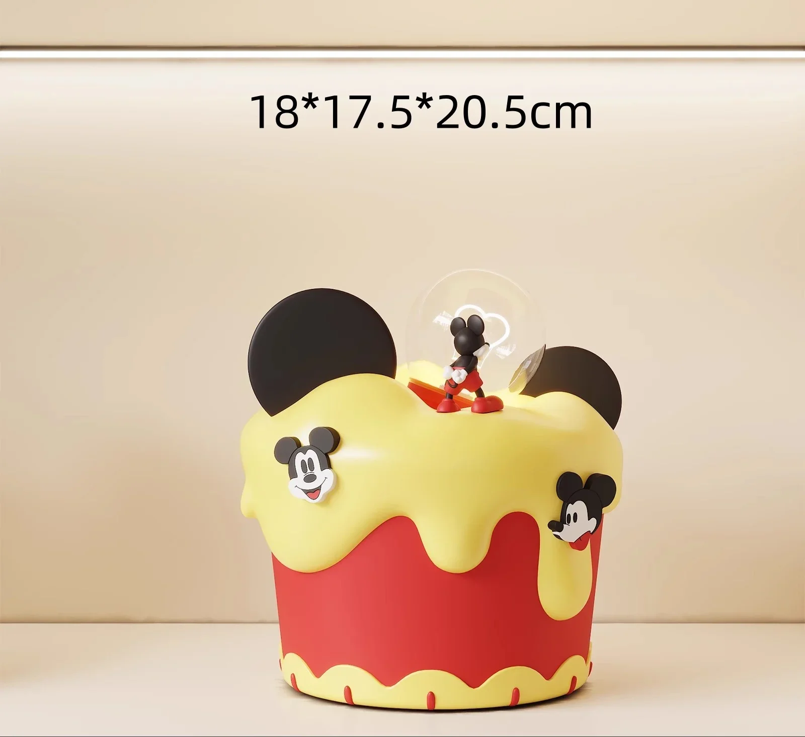 

[VIP] Mickey Mouse bookend Resin ornament Action figure Creative vase makeup mirror toys statue collection model room decoration