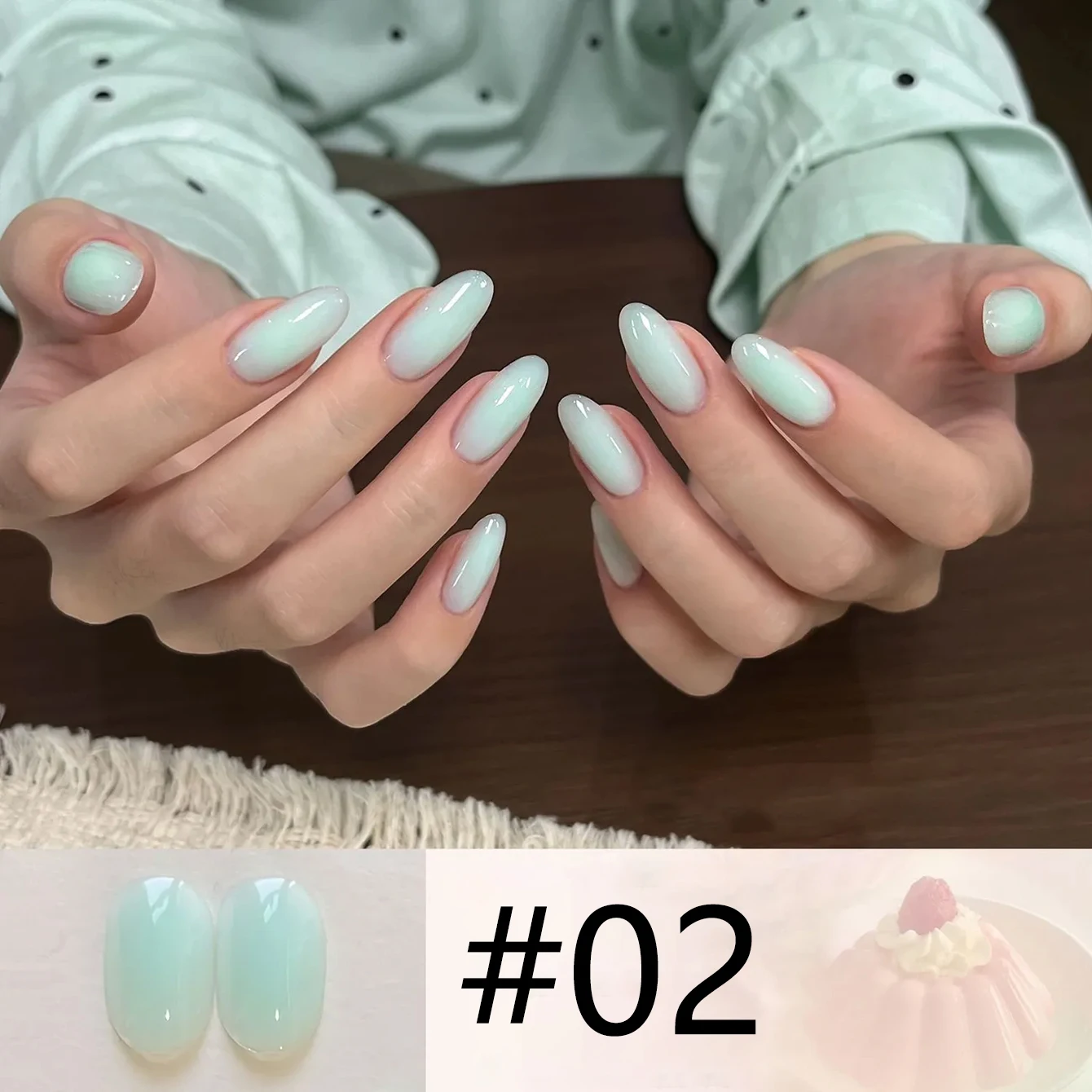MIANEL 2026 New "Icy Milk Jelly" Macaron Series: Solid-color, translucent, skin-brightening, soothing, and soft gel polish. view 4