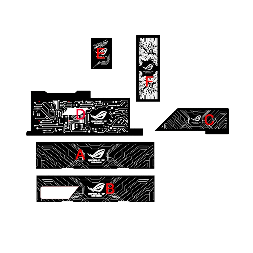 MOD ARGB Lighting Panel for Asus ROG GX601 Chassis,DIY Strix Helios PSU GPU Plate AURA SYNC Gamer Cabinet Decoration Lightboard