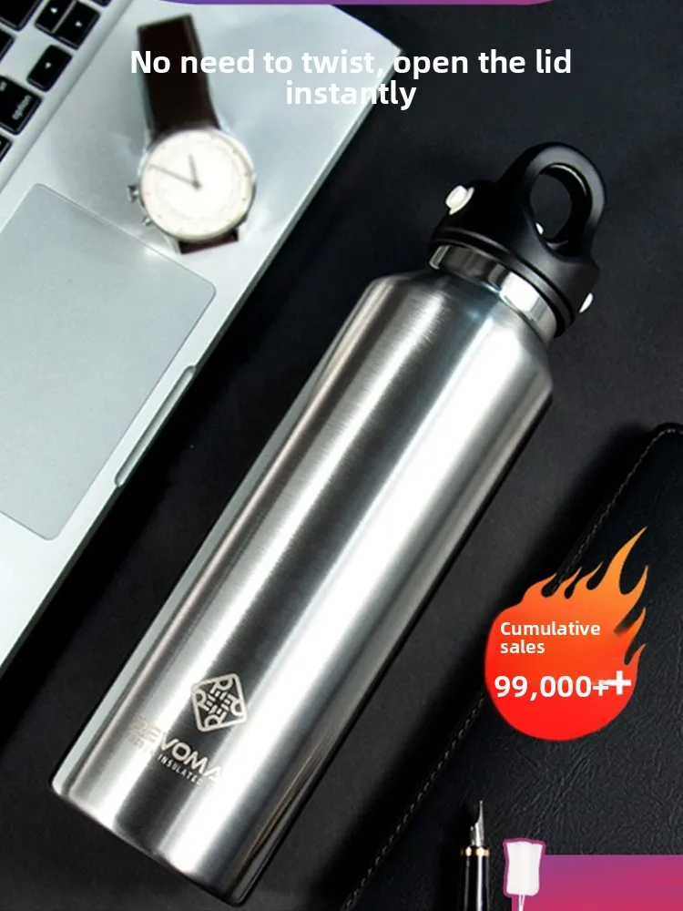 

RevoMax Large Capaci Stainl Steel Sports Water Bottle Insulated Cup Screwl Men's Women's Outdoor Vintage Sle
