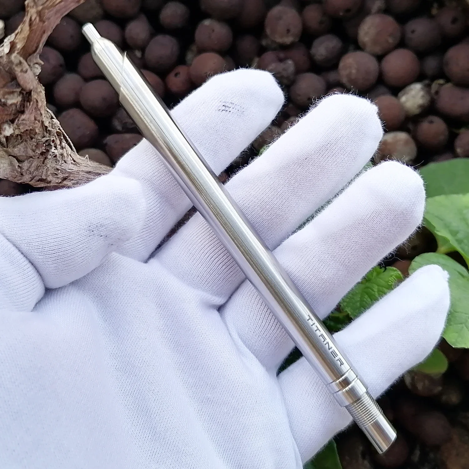 1 Piece TITANER Titanium Alloy Tactical pen outdoor EDC Ball Point Penportable Signing Pen Compatible With G2 Refill