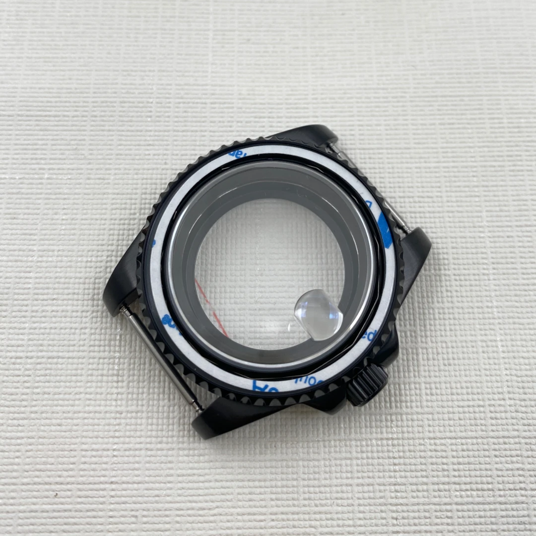 Watch Accessories 316L stainless steel Black case 40mm nh35 case Luxury Men's Watch Sapphire glass fit nh35 nh34 nh movement