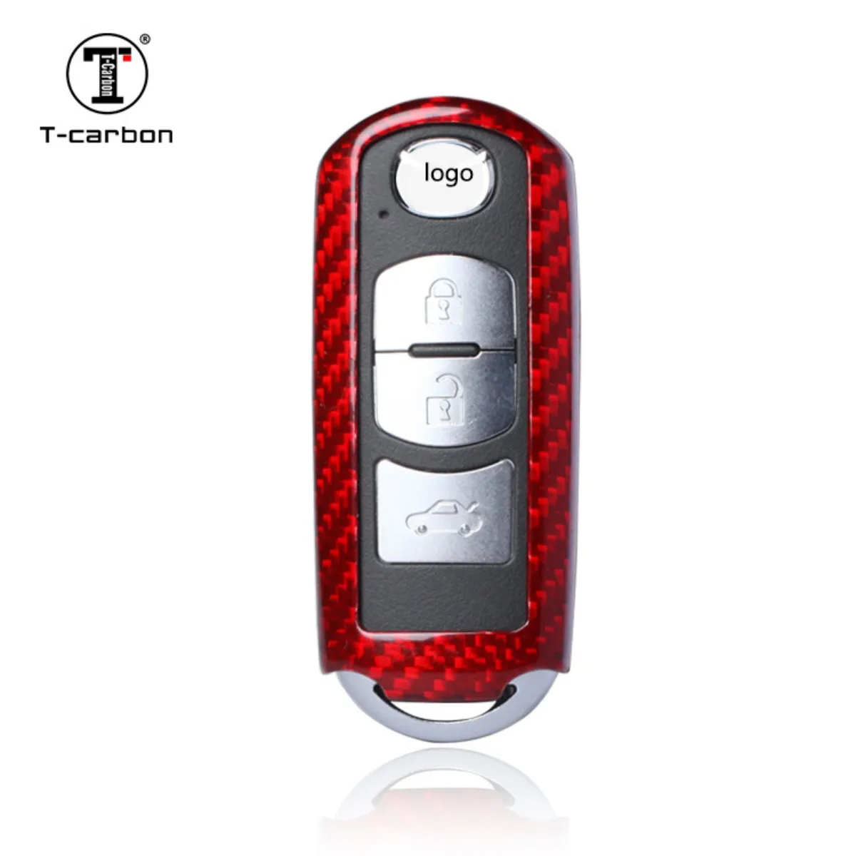 T-carbon Carbon Fiber Car Key Case Cover For Mazda 2 3 5 6 BL BM GJ Atenza Axela Demio CX-3 CX3 CX-5 CX5 CX7 CX-9 CX8