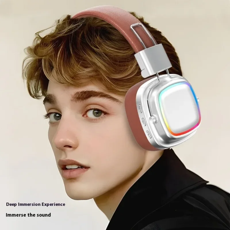 

Newly Arrived Retro Headsets Luminous Bluetooth Headphones Long Life High Quality Noise Cancelling Wireless Headphones