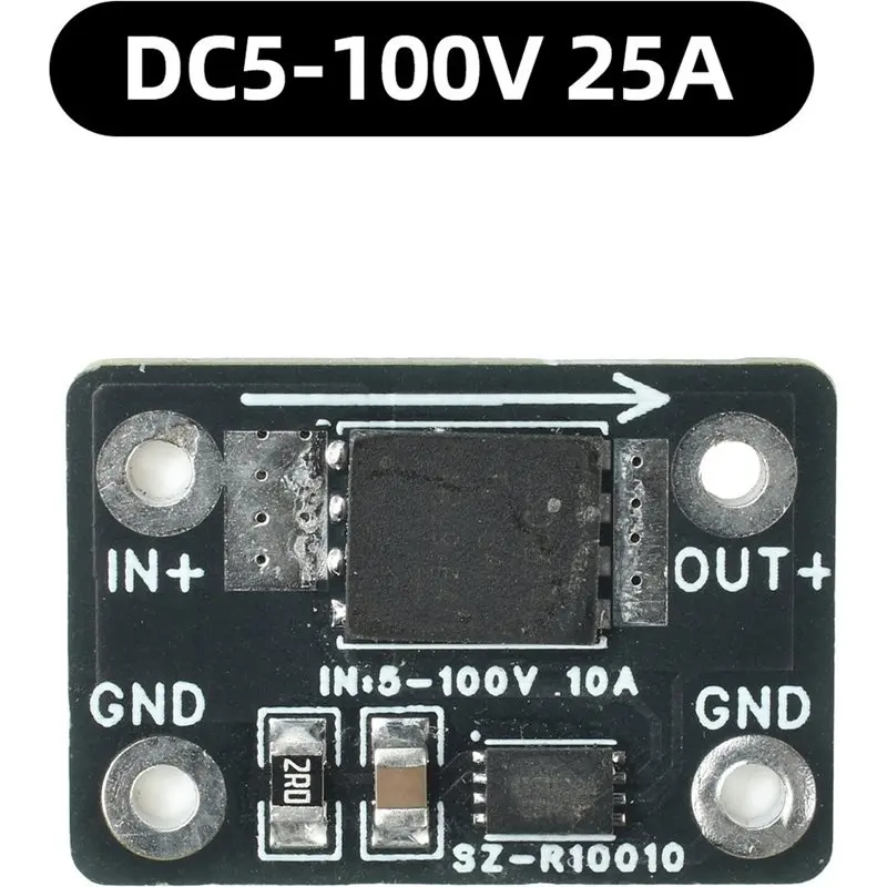 A53M-DC5-100V Wide Voltage Ideal Diode Module 25A/30A High Current Solar Anti-Backflow Protection Board 25A