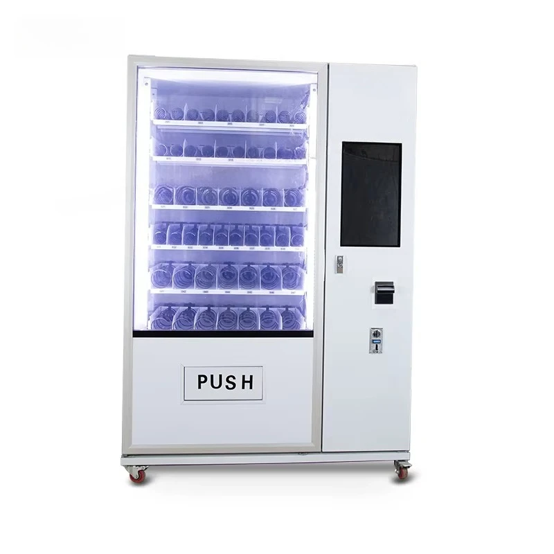 Intelligent Beverage Vending Machine Automatic Snack Food Combo Dispenser Commercial Retail Kiosk Cabinet
