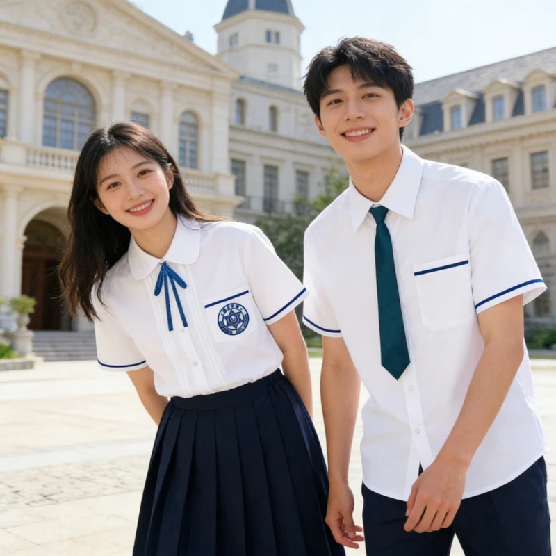 New Preppy Style Class Uniform Set,Stylish School Outfit for Middle&High School Students,Ideal for Graduation&Daily Campus Wear