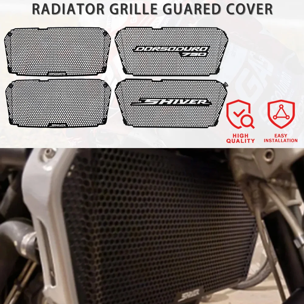

SL 750 Motorcycle Radiator Grille Protective Guard Dorsoduro For Aprilia Shiver 900 2018 2019 2020 2021 Shiver900 ABS 2023 2024