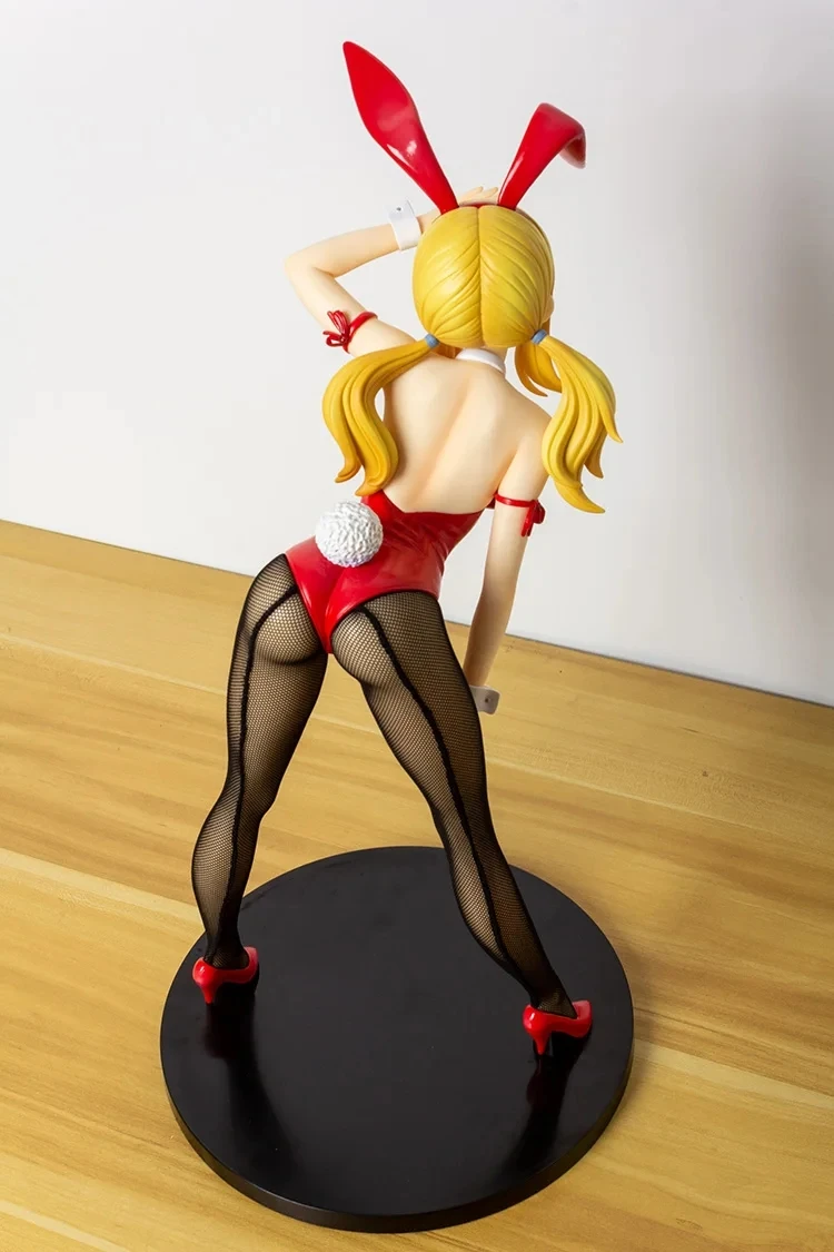 38cm liberando Fairy Tail Lucy Heartfilia figura de Anime Sexy B-STYLE Erza Scarlet Bunny Girl figura de acción modelo adulto muñeca Juguetes
