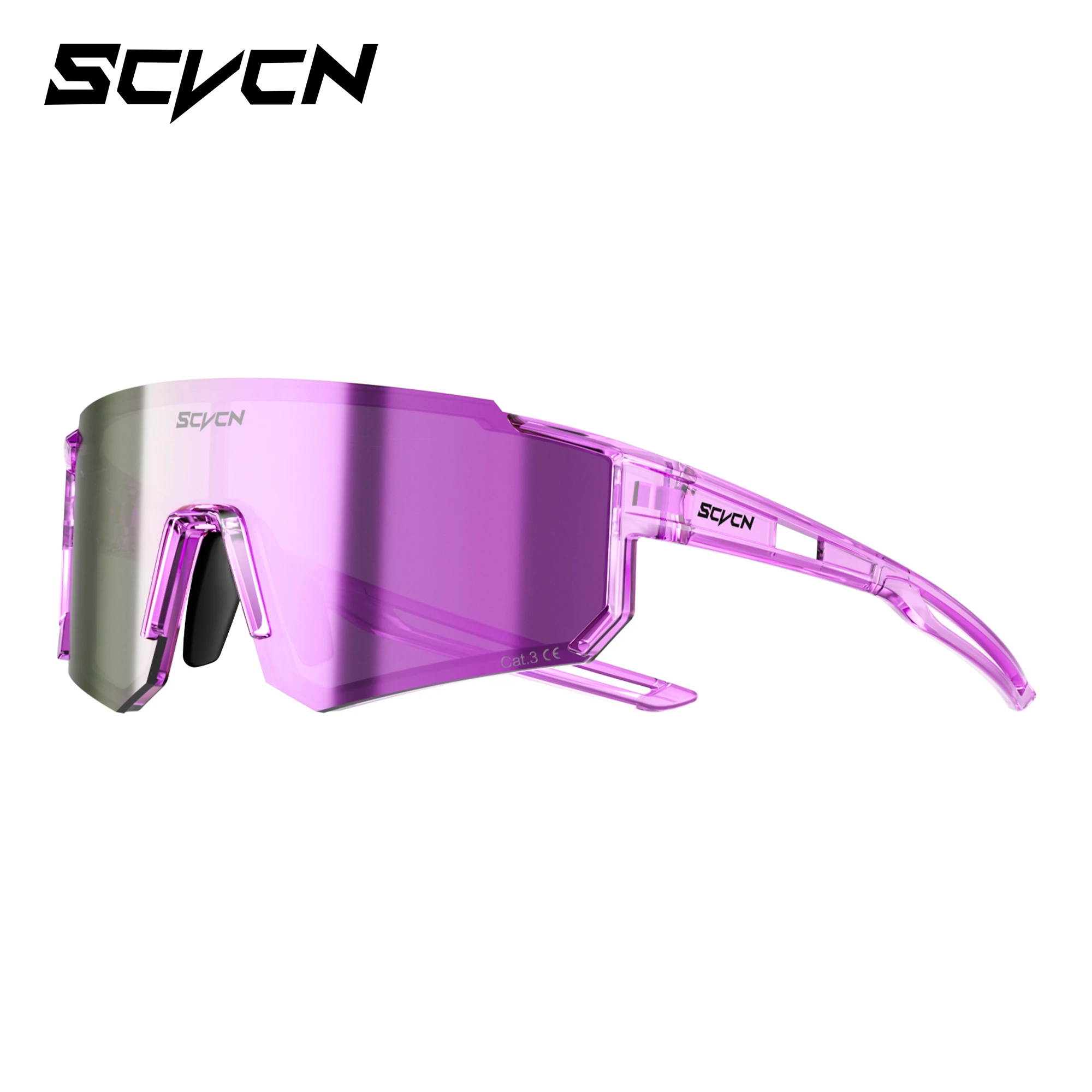 SCVCN Neue Outdoor-Sport-Sonnenbrille MTB Fahrrad Radfahren Wandern Eyewear Laufen Ultraleichte Herren Damen Pickleball UV400 Brille