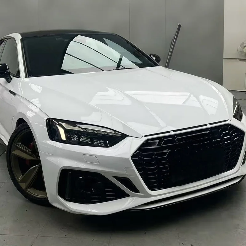 High Gloss Piano White Anti Scratch PET Car Vinyl Wrap Film Self Adhesive Auto Body Exterior Custom Paint Sticker
