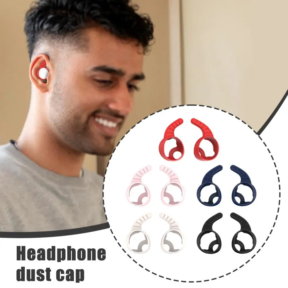 5 Pairs Headphone Dust Cap For Beat Solo Buds Bluetooth Earbuds With Handle Silicone Earbuds Dust-proof Ear Cap Accessories Z7F4