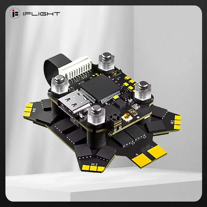 

iFlight Borg 5S RX Stack - Integrated ELRS 2.4GHz Receiver, 60A Borg 60R ESC, for FPV Racing Systems