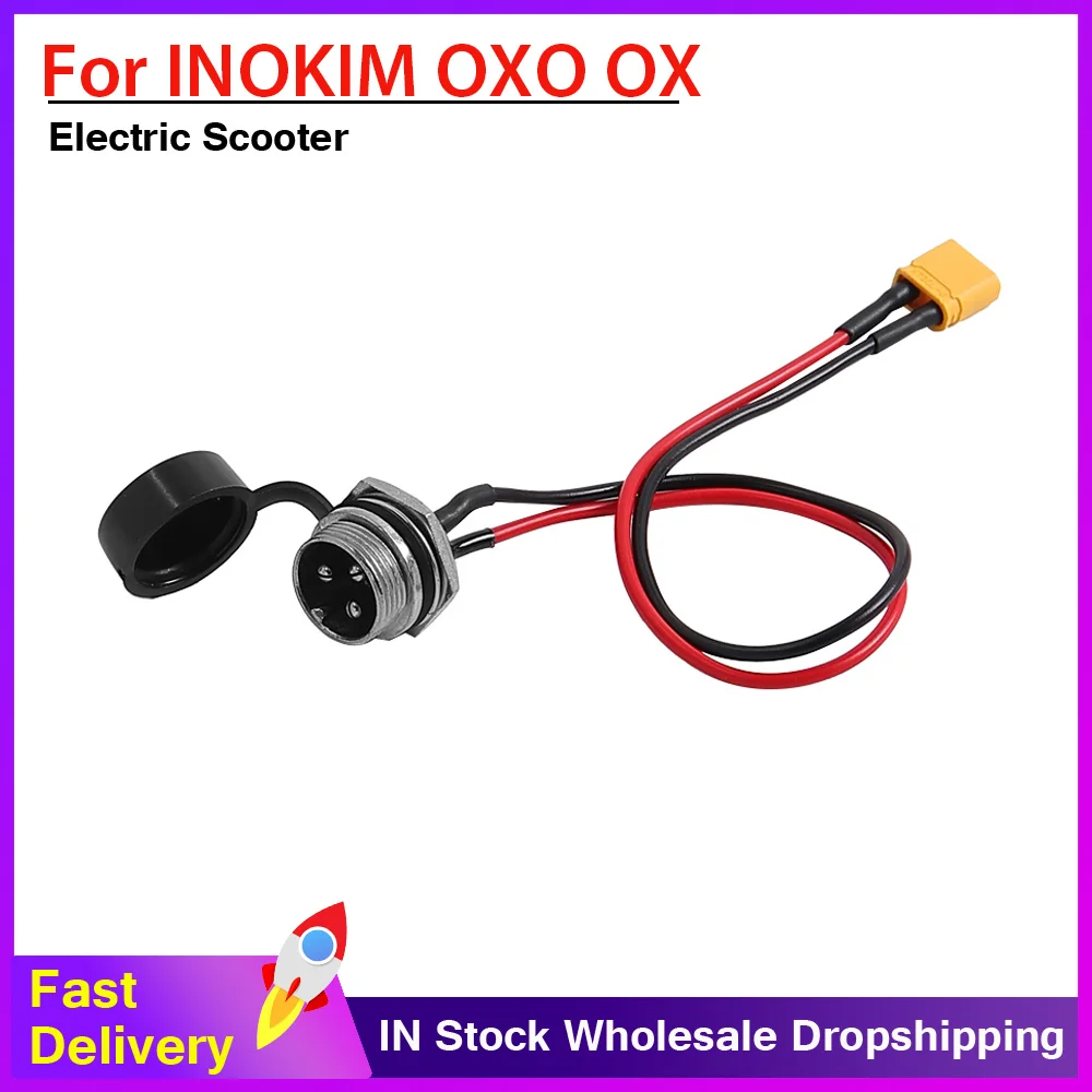 

Зарядная вилка Aviation GX16, 3-контактная зарядная розетка для Some INOKIM OXO OX, детали порта питания электрического скутера